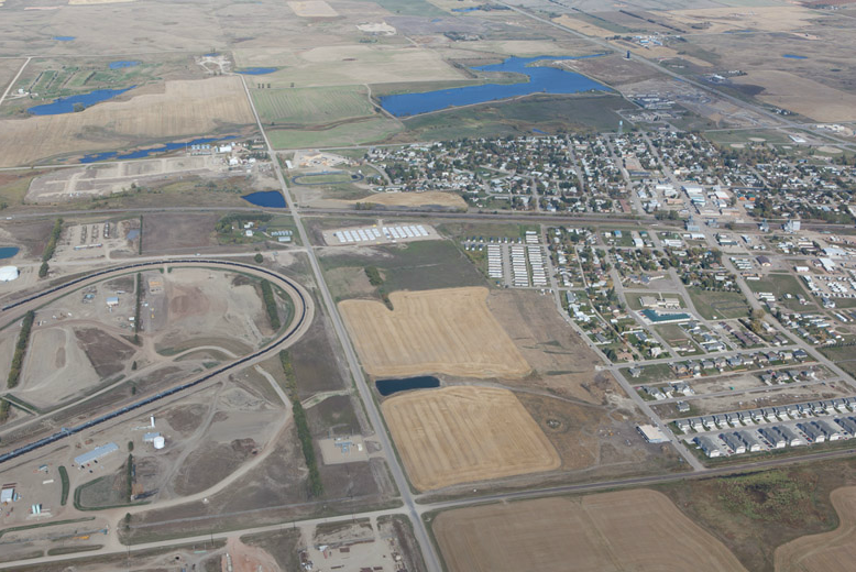 Aerial Maps of Tioga, ND Tioga, ND